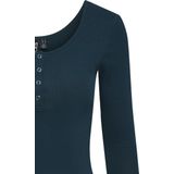 Pieces T-shirt Pckitte Ls Top Noos Bc 17101437 Reflecting Pond Dames