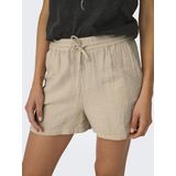 ONLY - Onlthyra Noos Wvn Shorts - Beige - Dames