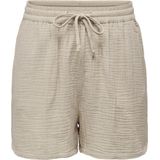 ONLY - Onlthyra Noos Wvn Shorts - Beige - Dames