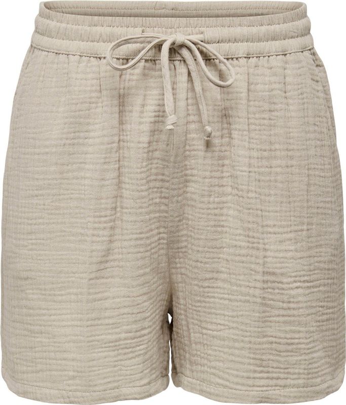 ONLY - Onlthyra Noos Wvn Shorts - Beige - Dames