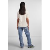 Pieces - T-shirt - Birch - 100% Biologisch Katoen
