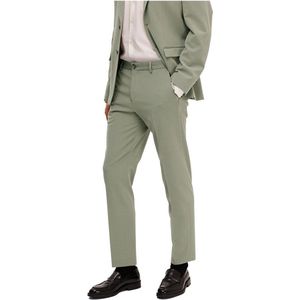 SELECTED - Corby Seersucker - Broek - Desert Sage - Slim Fit
