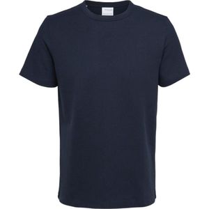 Selected Homme - Slhjoseph Pique ss - Casual T-shirt - Heren
