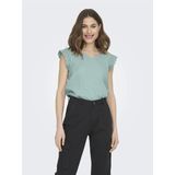 Top - Zacht - V-Hals - Korte Mouwen - Katoen - Regular Fit