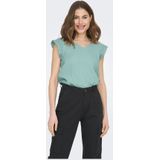 Top - Zacht - V-Hals - Korte Mouwen - Katoen - Regular Fit