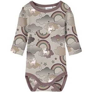 Name It Romper l/s - NbfWillitus - Wol - Gewei - Name It - 56 - Romper L/S