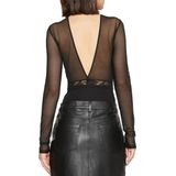 Sicca - Bodystocking - Lange Mouw - Zwart - Luxe Lingerie