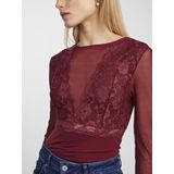 Sicca - Bodystocking - Lange Mouw - Zwart - Luxe Lingerie