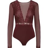 Sicca - Bodystocking - Lange Mouw - Zwart - Luxe Lingerie