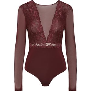 Sicca - Bodystocking - Lange Mouw - Zwart - Luxe Lingerie