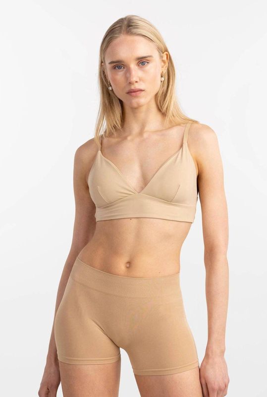 Bralette - Naturel - Jersey - Zonder Beugels