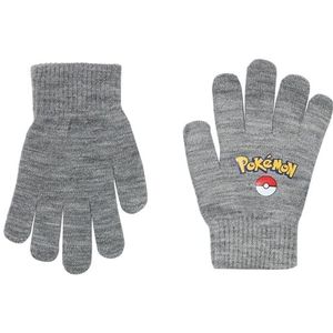 Bestseller A/S NKMSKJALM Pokemon Magic Gloves Box Sky handschoenen, grijs melange, 9, Grey Melange, 9
