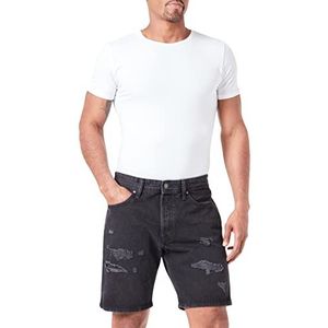 Bestseller AS Jjichris Jjoriginal Mf 357 Sn Shorts voor heren, zwart/denim