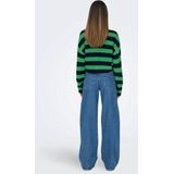 ONLY Gestreepte Trui ONLMALAVI Donkerblauw/ Groen
