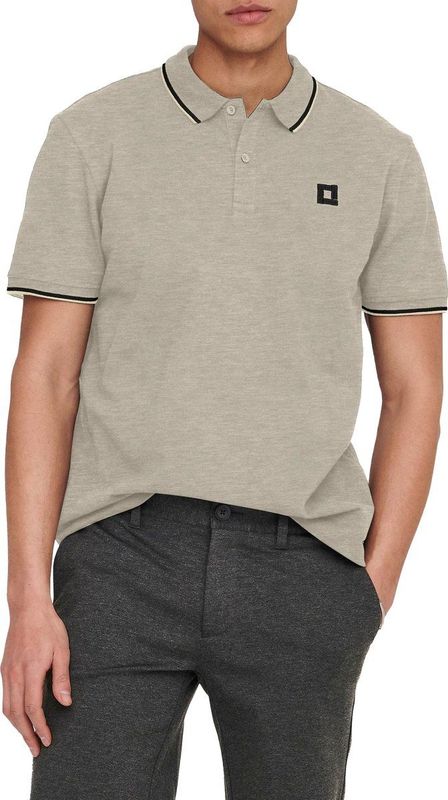 Only Sons Onsfletcher Life Slim Ss Polo Noos Heren Poloshirt