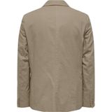 Colbert - Effen - Slim Fit - Licht Gevoerd - Linnen