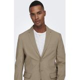 Colbert - Effen - Slim Fit - Licht Gevoerd - Linnen