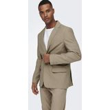 Colbert - Effen - Slim Fit - Licht Gevoerd - Linnen