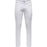 ONLY & SONS ONSLOOM Slim Fit Jeans - Wit Denim