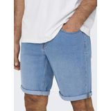 Onsply - Regular Rise - Denim Shorts - Halverwege het Bovenbeen - Regular Fit