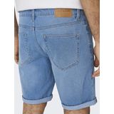 Onsply - Regular Rise - Denim Shorts - Halverwege het Bovenbeen - Regular Fit