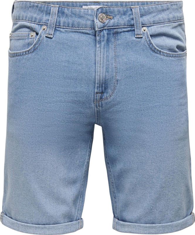 Onsply - Regular Rise - Denim Shorts - Halverwege het Bovenbeen - Regular Fit