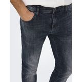 Only & Sons Onsloom Slim Blue Black 6462 Jeans Vd Heren Jeans