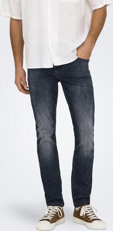 Only & Sons Onsloom Slim Blue Black 6462 Jeans Vd Heren Jeans