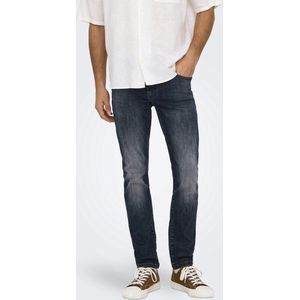 Only & Sons Onsloom Slim Blue Black 6462 Jeans Vd Heren Jeans