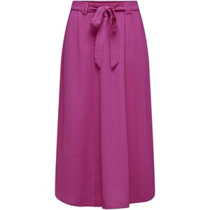 Only - Long Skirt - Very Berry - 97% Polyester, 3% Elastaan