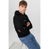 Jack & Jones - Jorvesterbro - Hoodie - Zwart - 70% Katoen/30% Polyester