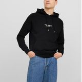 Jack & Jones - Jorvesterbro - Hoodie - Zwart - 70% Katoen/30% Polyester