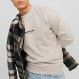 Jack & Jones - Casual Herentrui - Ronde Hals - Lange Mouwen - Katoen/Polyester - Verschillende Kleuren