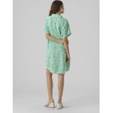 VERO MODA - VMFRIDA GIN SS WIDE DRESS - Dames Jurk - Korte Mouwen - Loose Fit - All-over Print