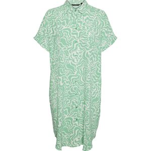 VERO MODA - VMFRIDA GIN SS WIDE DRESS - Dames Jurk - Korte Mouwen - Loose Fit - All-over Print