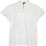 Vero Moda - Blouse Vmfema Ss Top Wvn 10288266 - Snow White - Dames
