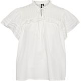 Vero Moda - Blouse Vmfema Ss Top Wvn 10288266 - Snow White - Dames