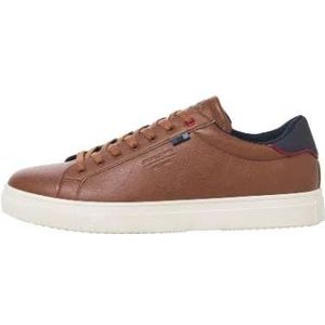 Bestseller A/S Jfwbale Noos PU sneakers voor heren, cognac, 42 EU