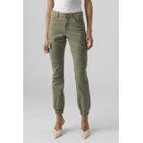 Cargo Broek - Enkel Lengte - Slim Fit - Enzymwassing - Cargozakken