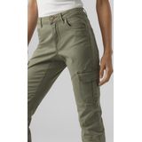 Cargo Broek - Enkel Lengte - Slim Fit - Enzymwassing - Cargozakken
