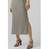 VERO MODA - Birch Stripes Black - Lange Jurk