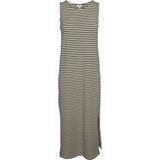 VERO MODA - Birch Stripes Black - Lange Jurk