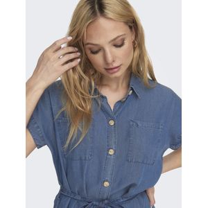 ONLY - ONLPEMA - Denim Blousejurk - Donkerblauw