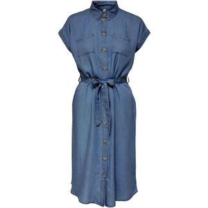 ONLY - ONLPEMA - Denim Blousejurk - Donkerblauw