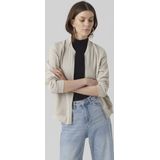 Bomber Jacket - Lichter - Gespreide Kraag - Lange Mouwen - Ritssluiting