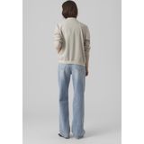 Bomber Jacket - Lichter - Gespreide Kraag - Lange Mouwen - Ritssluiting