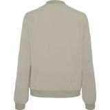 Bomber Jacket - Lichter - Gespreide Kraag - Lange Mouwen - Ritssluiting