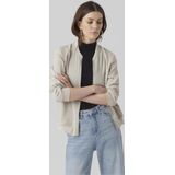 Bomber Jacket - Lichter - Gespreide Kraag - Lange Mouwen - Ritssluiting