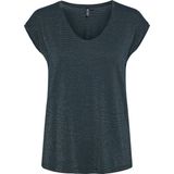 Pieces - Pcbillo Tee Lurex Stripes Jrs Noos Bc - Dames - t-Shirts