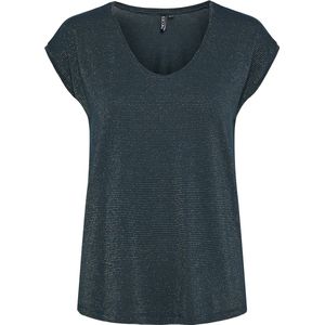 Pieces - Pcbillo Tee Lurex Stripes Jrs Noos Bc - Dames - t-Shirts